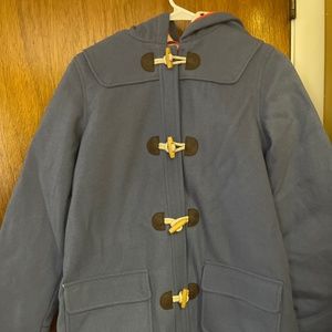 New- Girls Blue Boden Toggle Duffle Coat